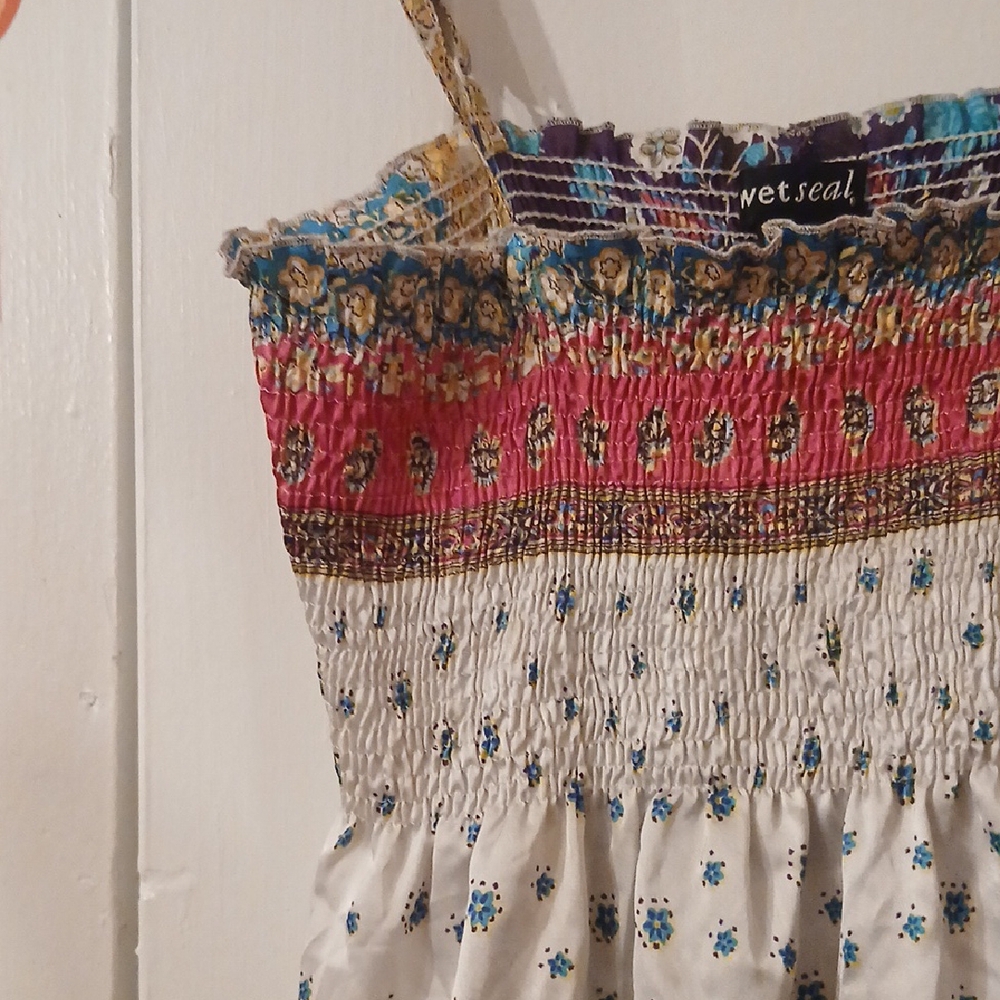 Bohemian Smocked Dress - Picture 3 of 6